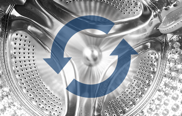 Automatic balancing in a washing machine