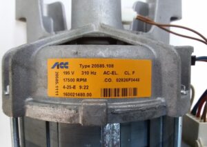 Спецификации на двигателя на пералнята