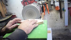 Шлифовъчна машина от двигател на пералня