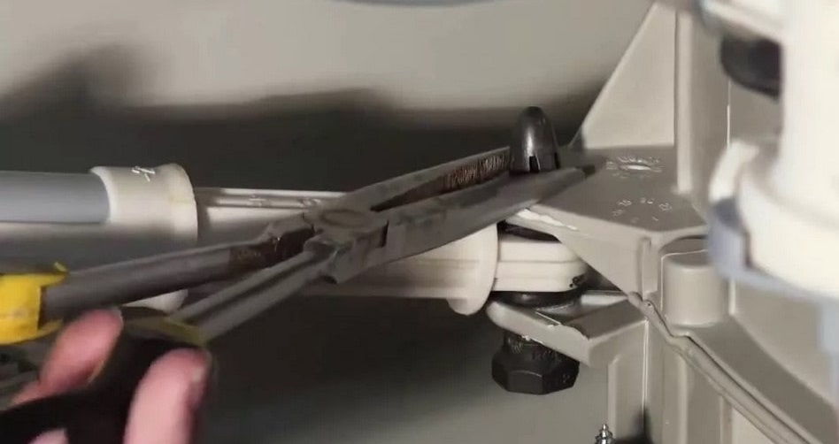 remove the retaining pins