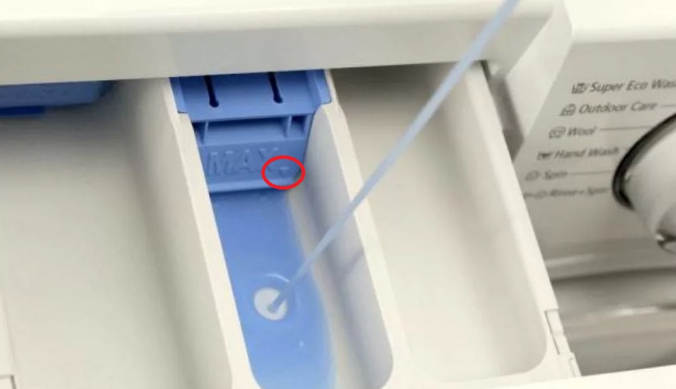 do not pour above the mark