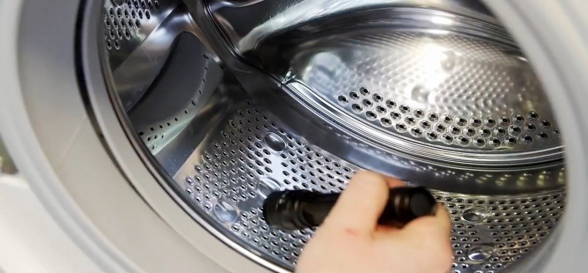 Where did the hole in the drum come from?