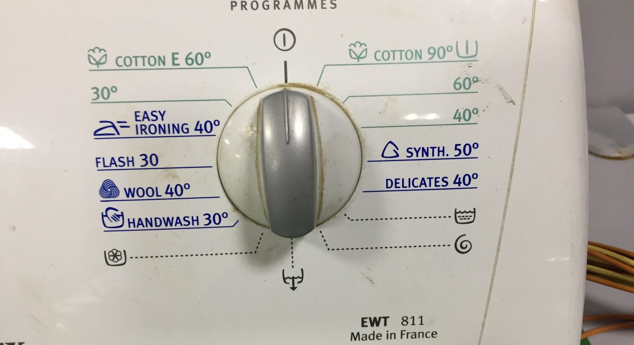 Electrolux washing machine programs