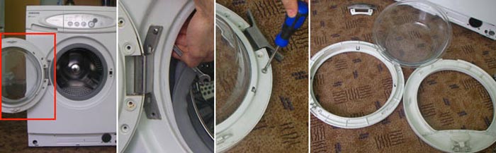 we disassemble the door