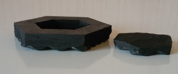 we cut a recess for the leg