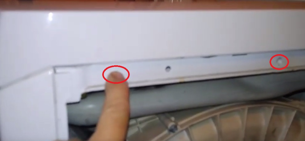 unscrew the screws on the side of the case