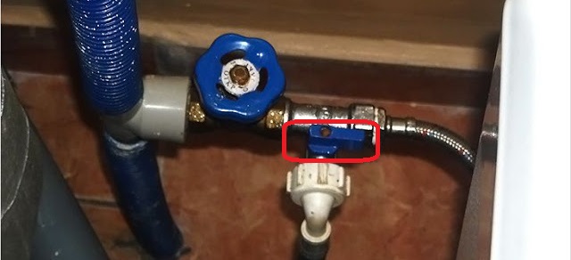 we shut off the water supply