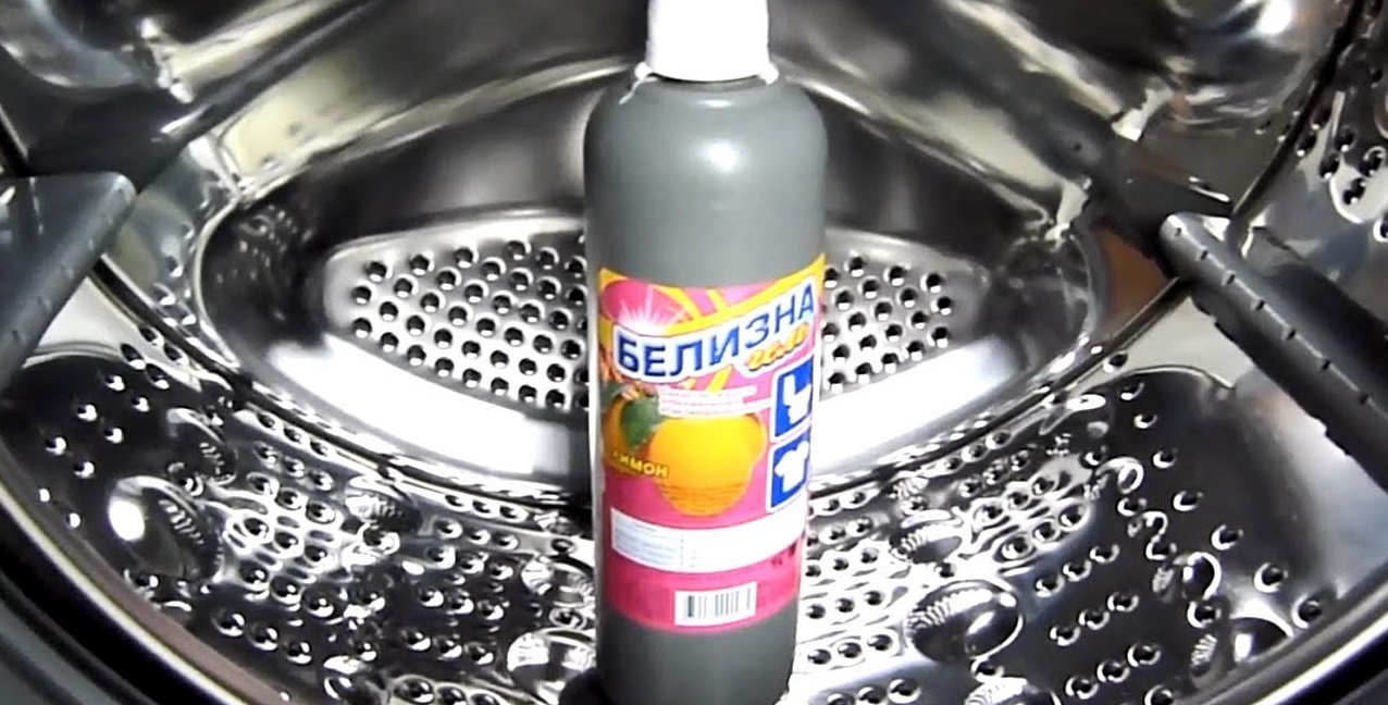 cleaning the car with bleach