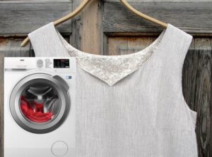 Пране на ленена рокля