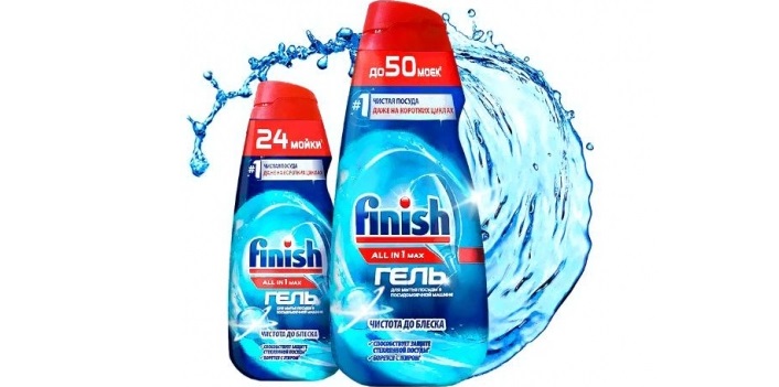 Finish gel is suitable for dishwashers