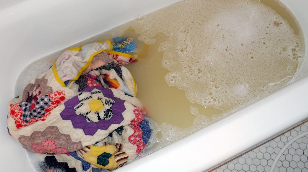 We wash the Nest by hand