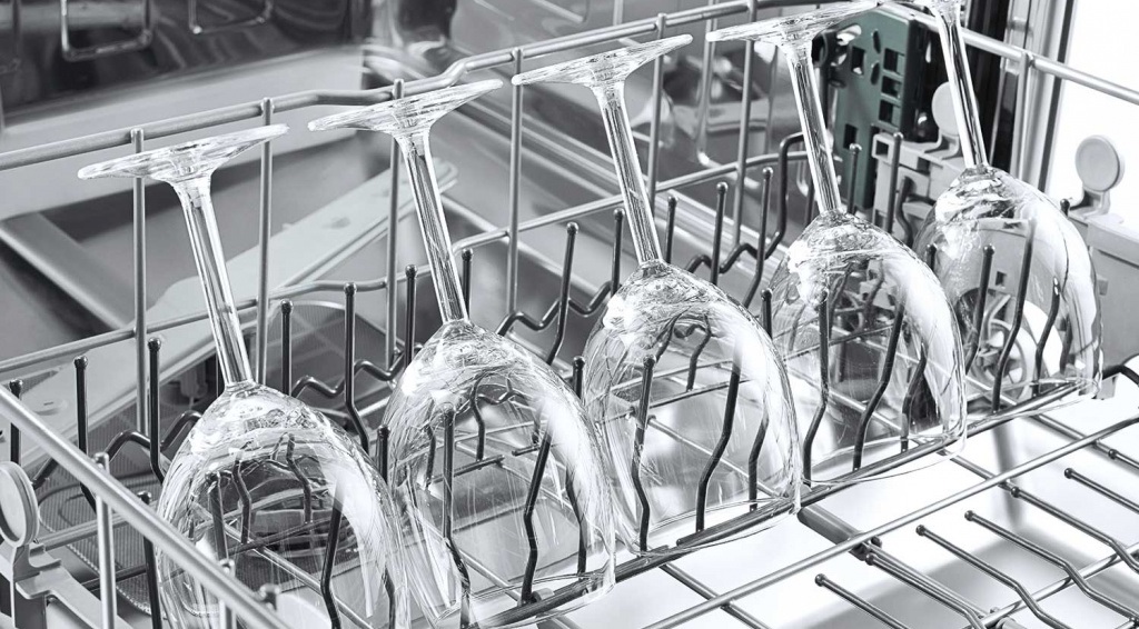 the dishes become shiny