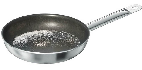 the Teflon coating will come off faster