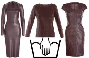 Washing a leather dress