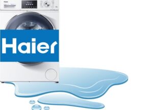 Пералнята ми Haier тече отдолу.