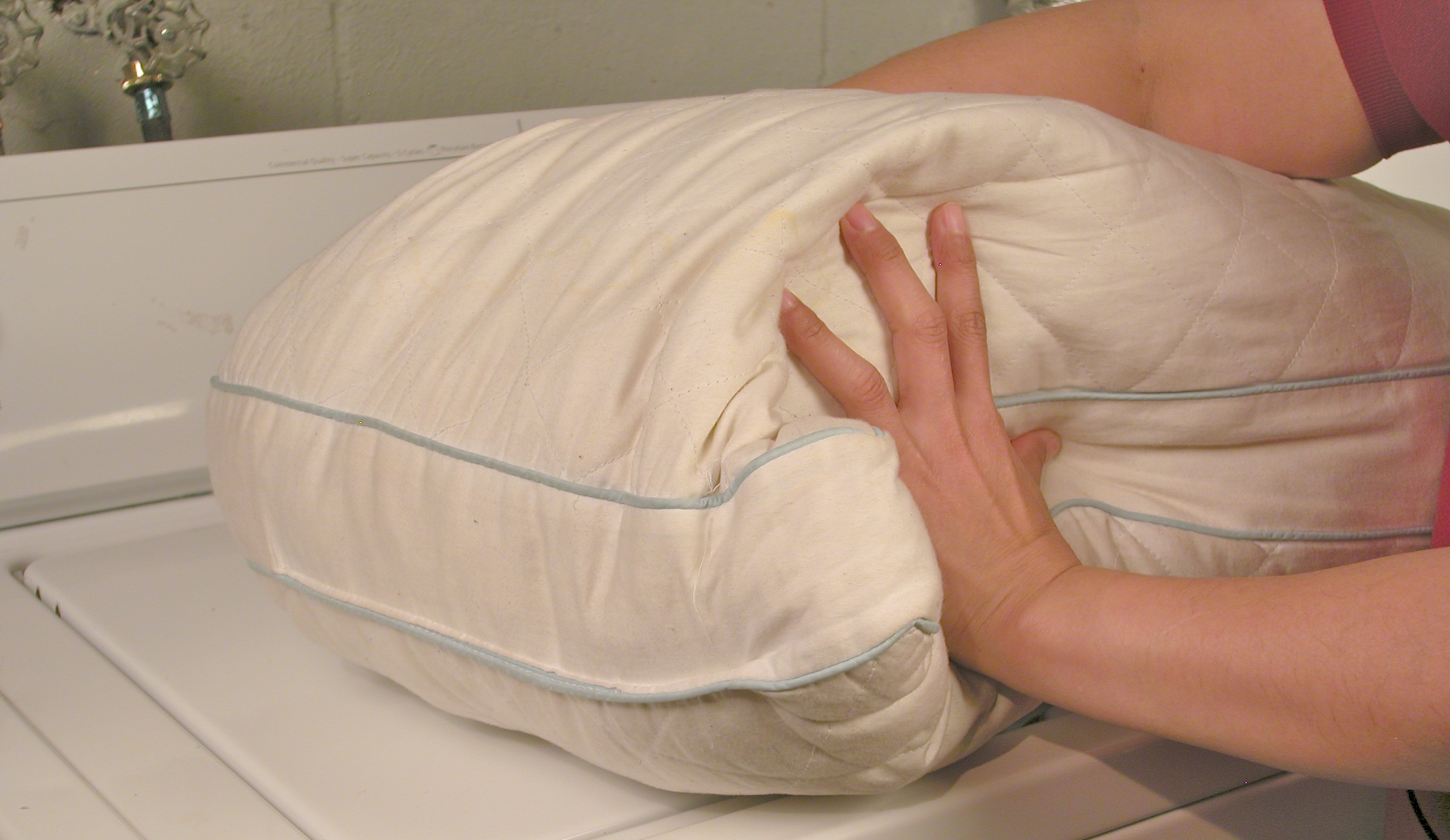 shake the pillow well