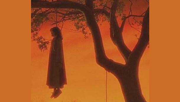 Judas hanged himself on a tree