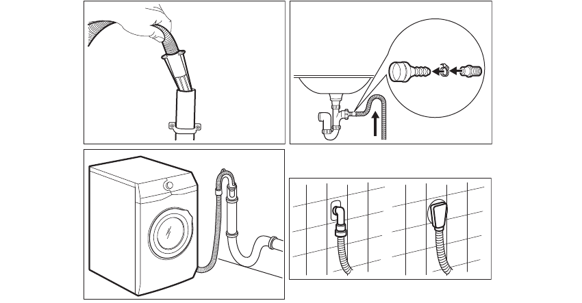 diagrams for connecting a dryer to a sewer system