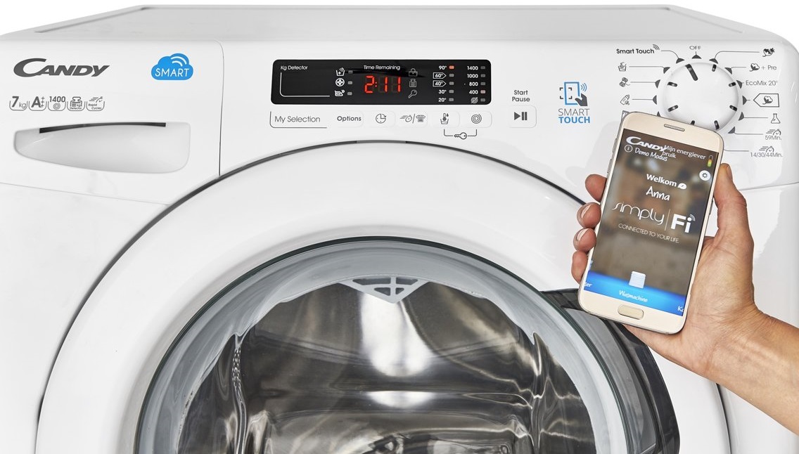 Connecting a Candy Smart washing machine to a phone