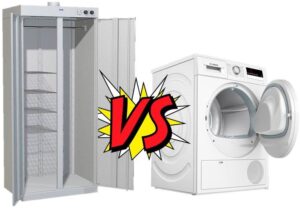 Which is better: a tumble dryer or a drying cabinet?