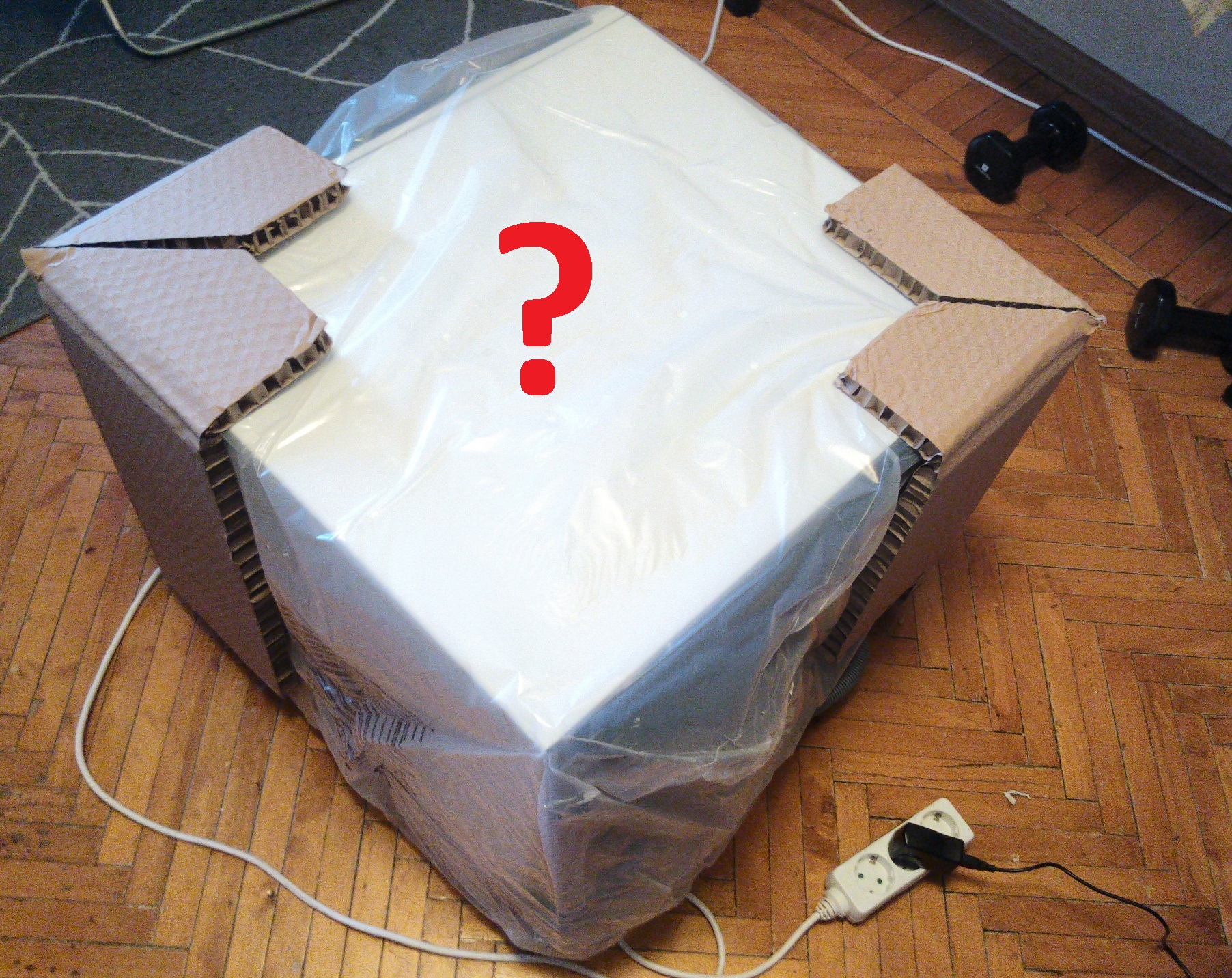 Can I transport a dishwasher lying on its side?