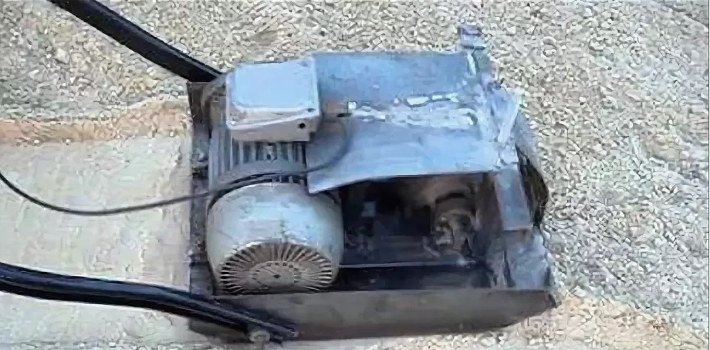 using a vibratory plate