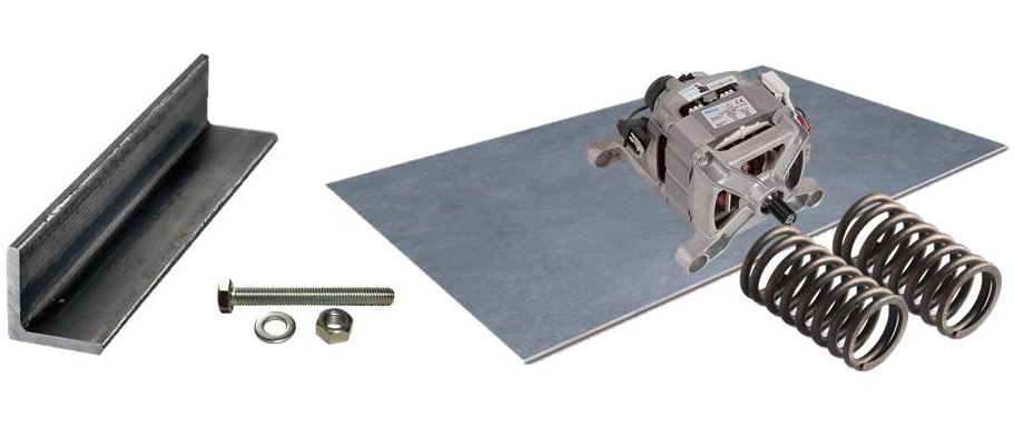 What materials are needed for a vibrating table?