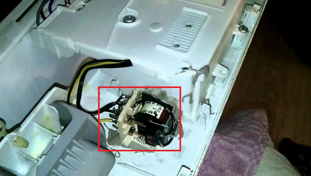 checking the dishwasher pressure switch