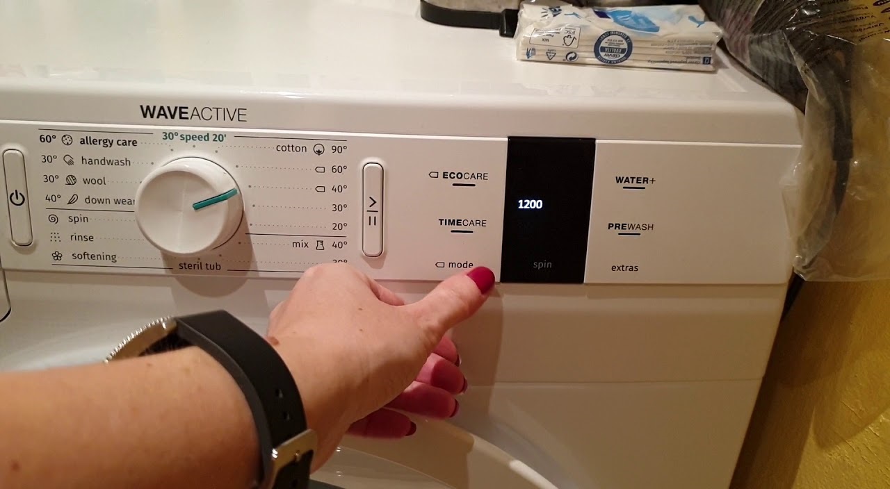 We start washing on Gorenje