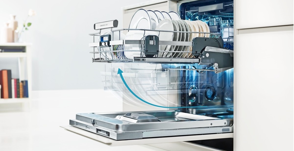 Drying dishes in an Electrolux dishwasher