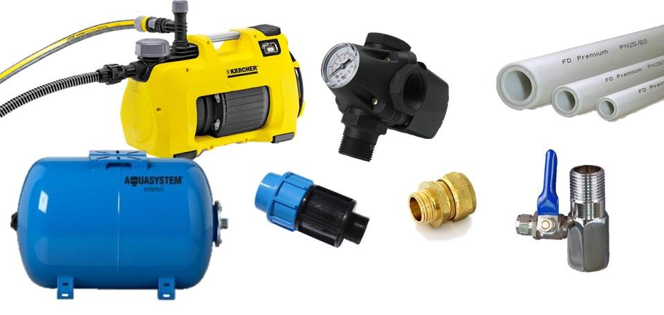 What is needed to connect the machine to the well?