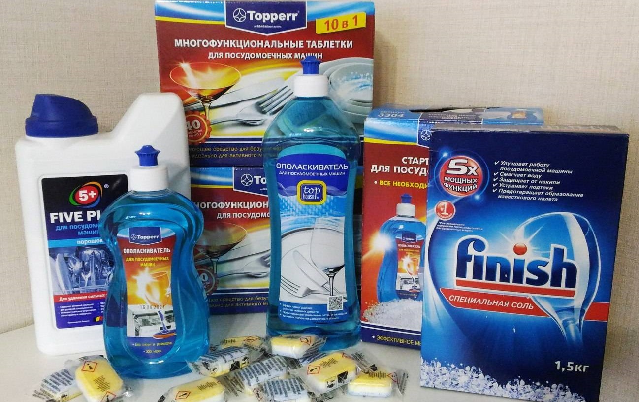 What detergents should I use for a dishwasher with a septic tank?