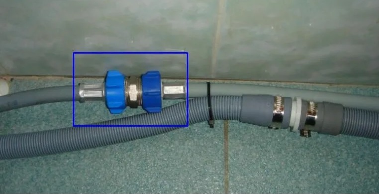 extension of the inlet hose