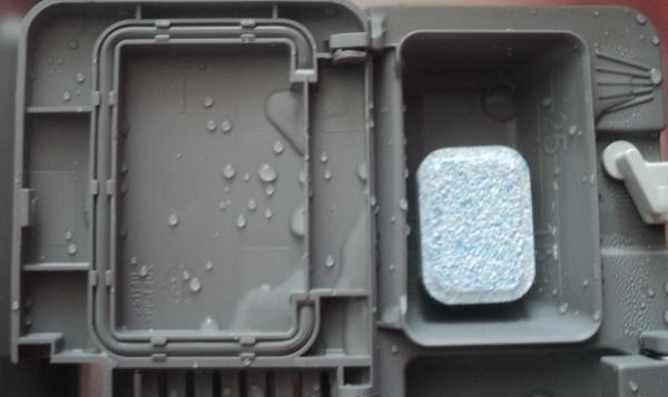 the tablet was left virtually untouched by the dishwasher