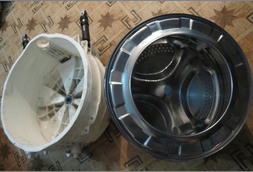 How to remove the drum from a washing machine