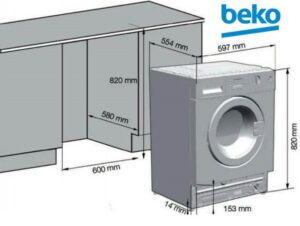 Размери на пералнята Beko
