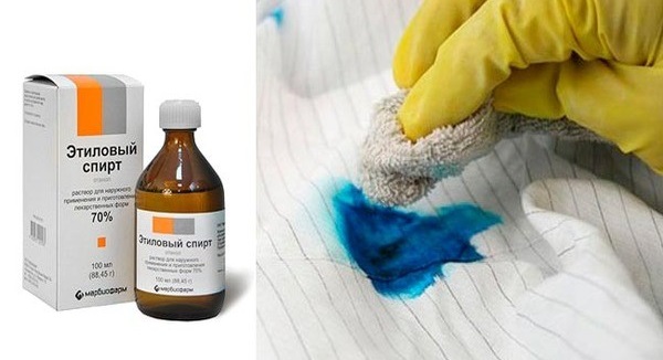 we wash off ink with alcohol