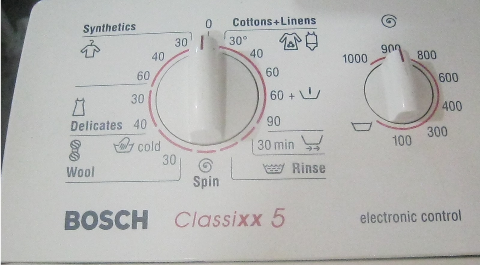 Resetting the Bosch Classixx