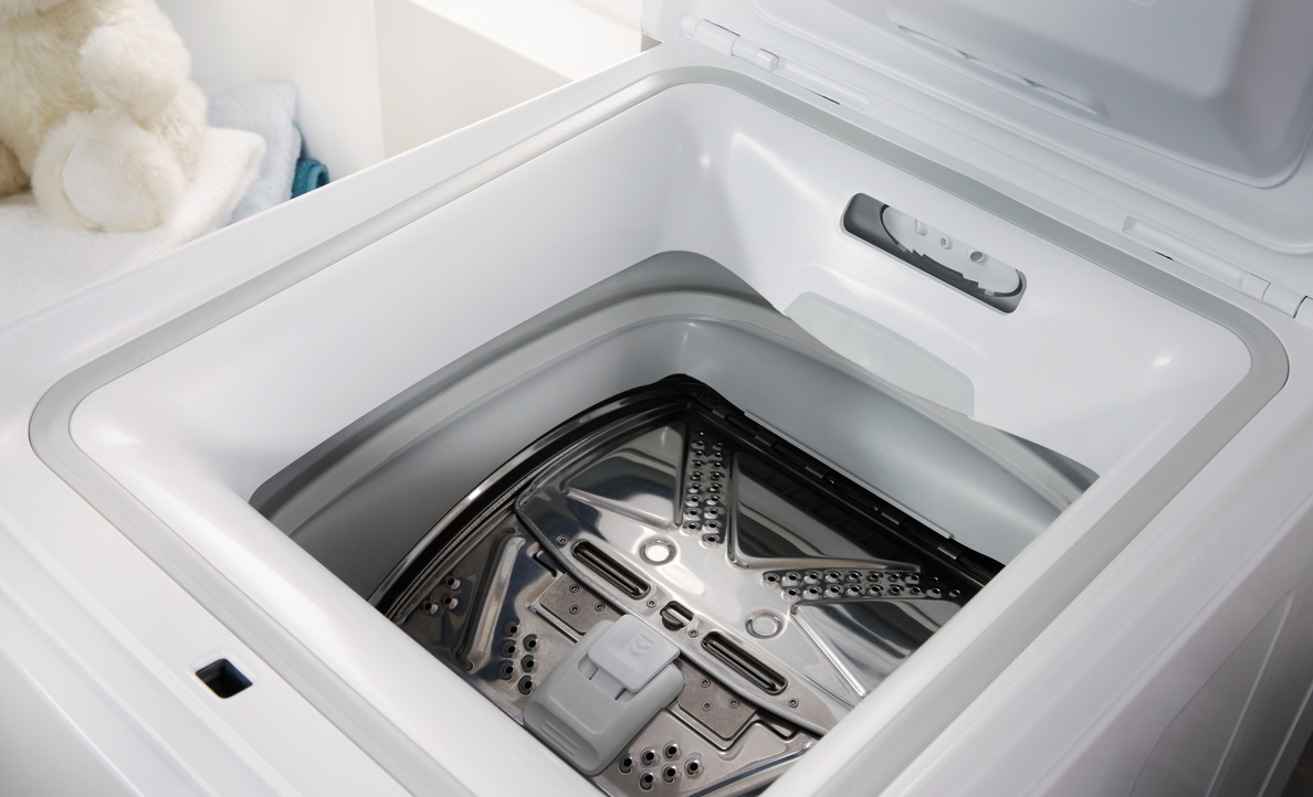 We wash in an Indesit top-loading washing machine