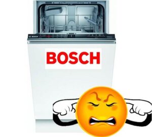 Съдомиялната машина Bosch бръмчи, докато работи