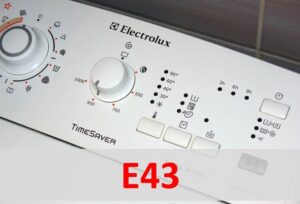 Код за грешка на пералня Electrolux E43