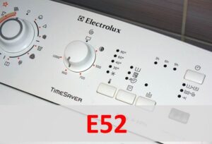 Код за грешка на пералня Electrolux E52