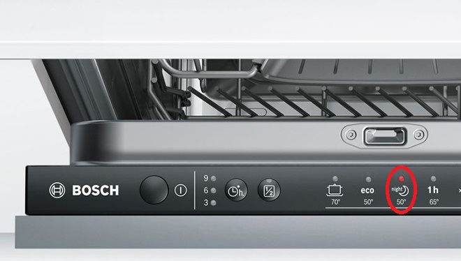 night program on the dishwasher