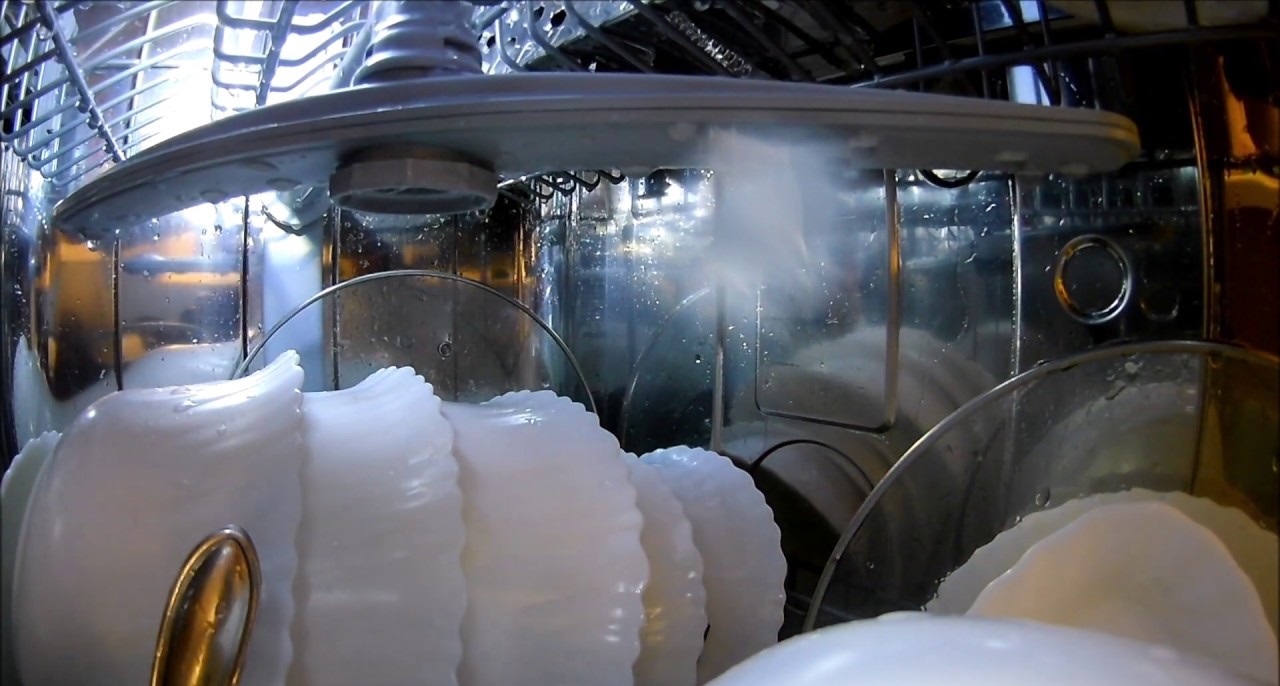 dishwasher from the inside