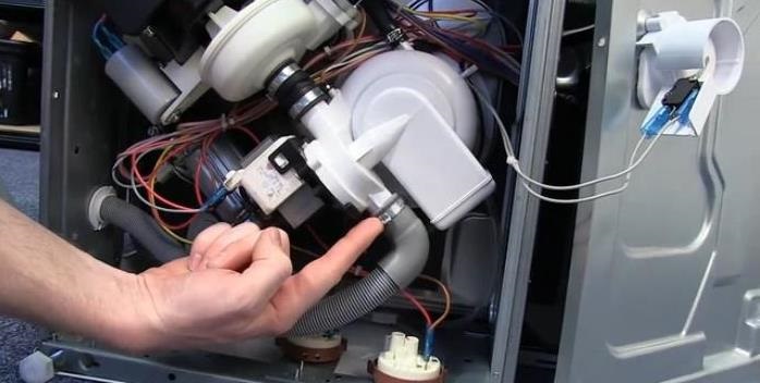 The clamp on the dishwasher has come loose