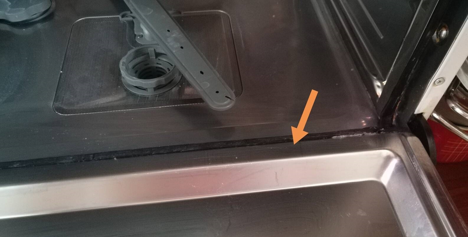 leaking dishwasher seal