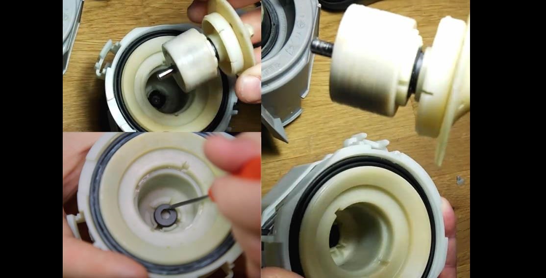 repair of the dishwasher circulation pump