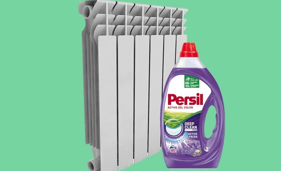 Do not store washing gel near a radiator.