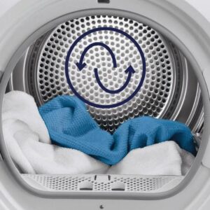 Drying towels in a tumble dryer