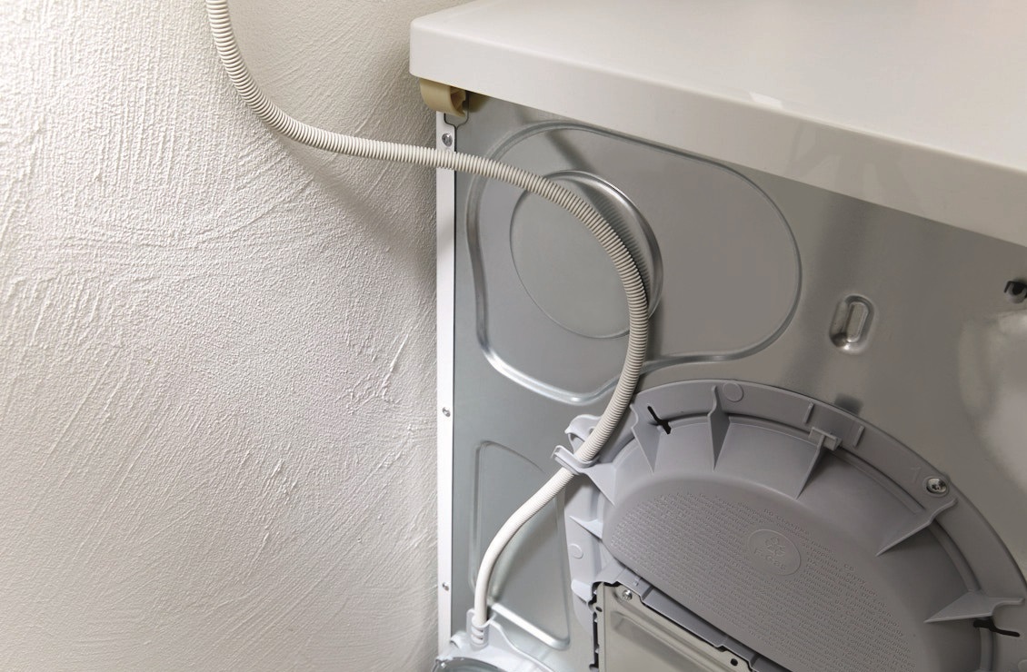 the dryer hose is clogged